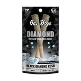 BLACK DIAMOND KUSH DIAMOND INFUSED PRE-ROLLS 2CT Pouch (1.5g Each)