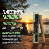 BLIZZARD BERRY ICE HASH + EXOTIC KIEF INFUSED PRE-ROLL 1.5G TUBE