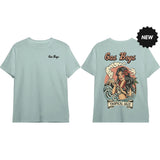 Tropical Daze Tee (Dusty Blue) – Unisex