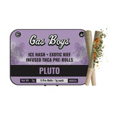 PLUTO ICE HASH + EXOTIC KIEF INFUSED PRE-ROLLS 5G TIN