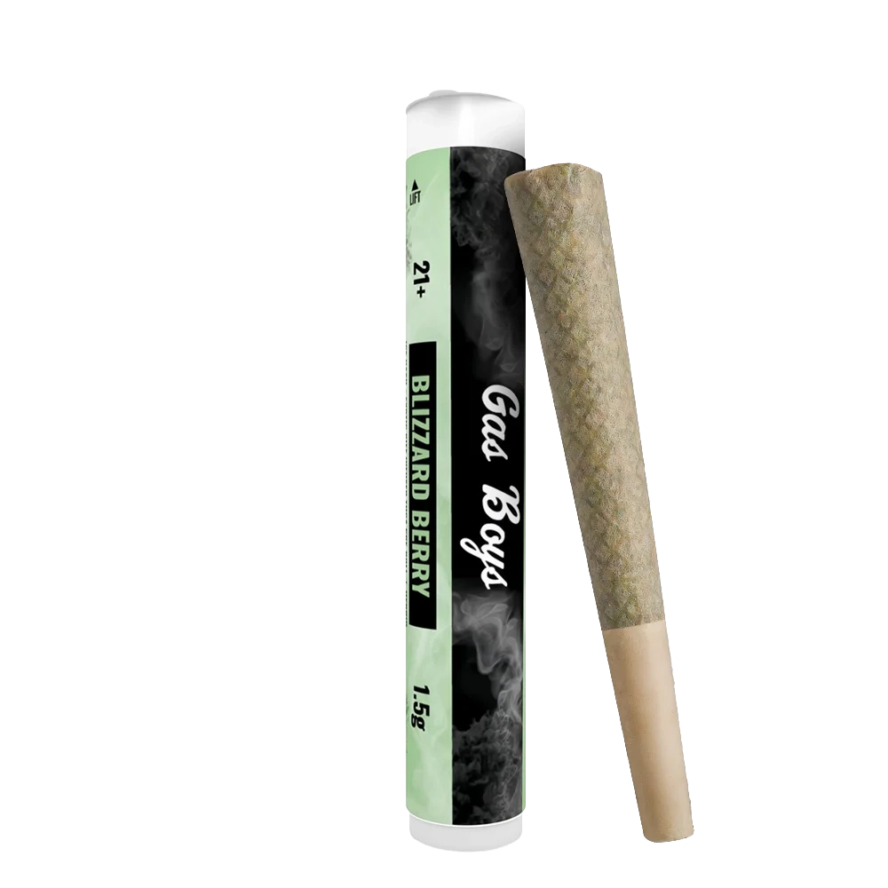 BLIZZARD BERRY ICE HASH + EXOTIC KIEF INFUSED PRE-ROLL 1.5G TUBE