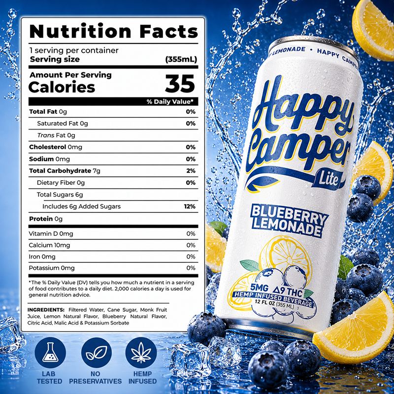 5MG LITE HEMP INFUSED BEVERAGE