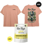 Limited Time Bundle: Tangerine Dream Flower & Holy Smokes Tee (Teracotta) – Unisex