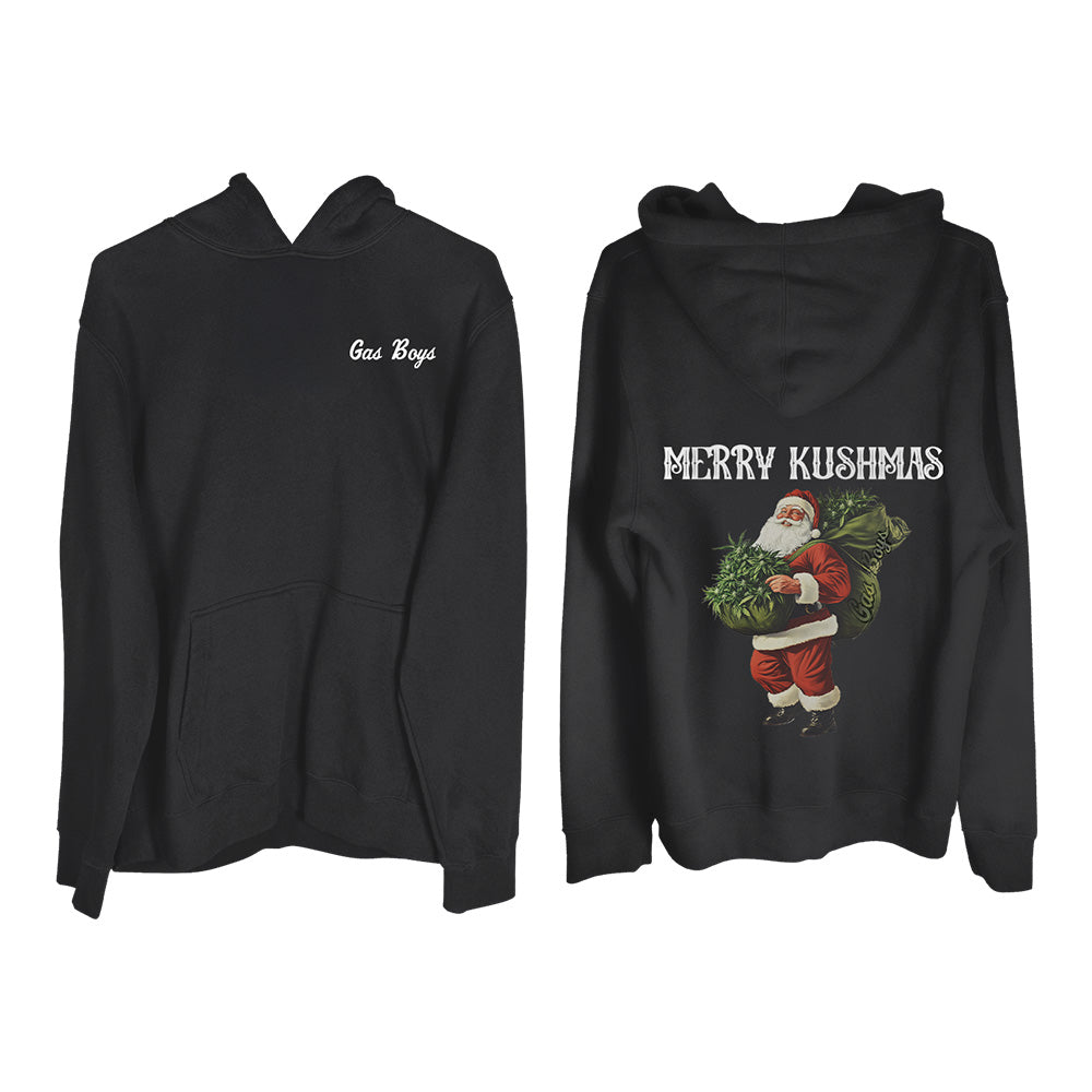 Merry Kushmas (Dark Grey Hoodie) – Unisex