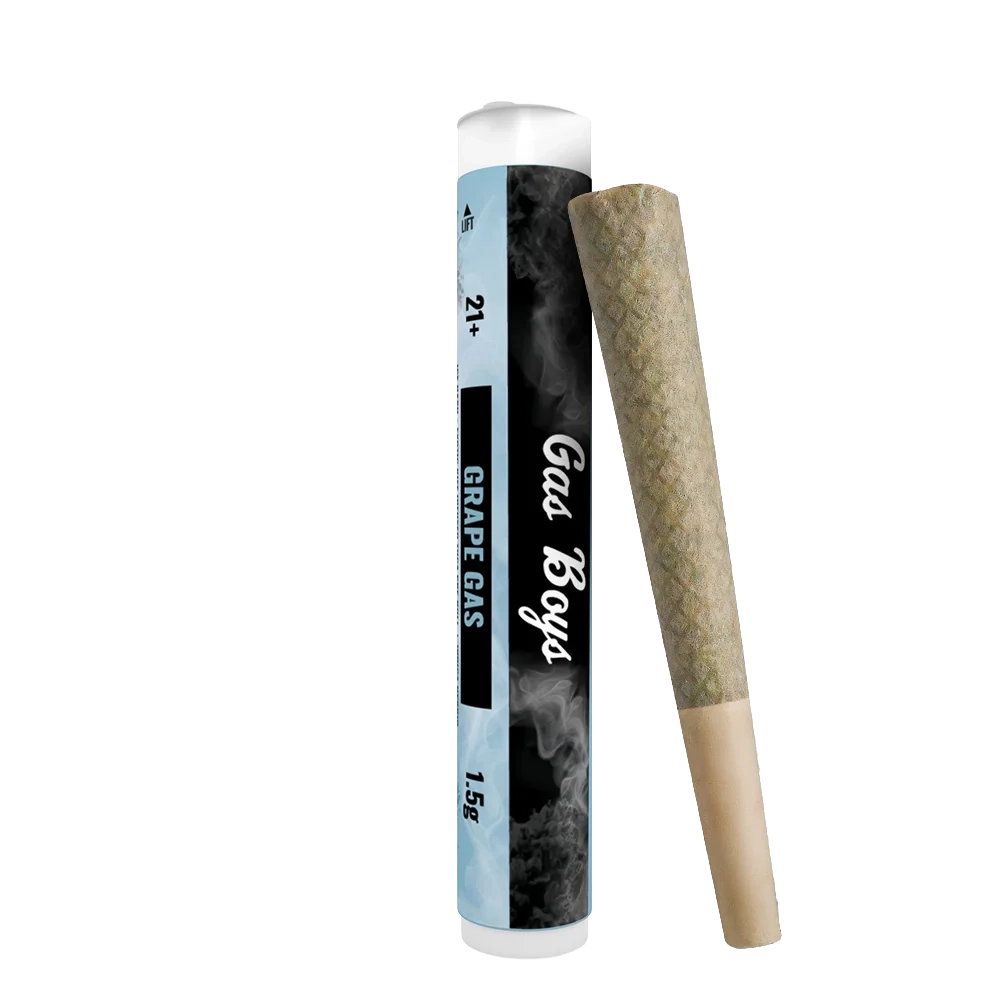 GRAPE GAS ICE HASH + EXOTIC KIEF INFUSED PRE-ROLL 1.5G TUBE