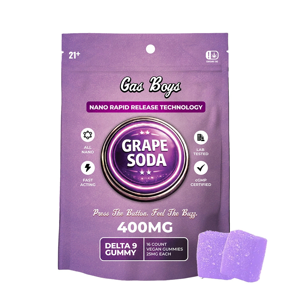 GRAPE SODA NANO DELTA 9 GUMMIES 400MG BAG