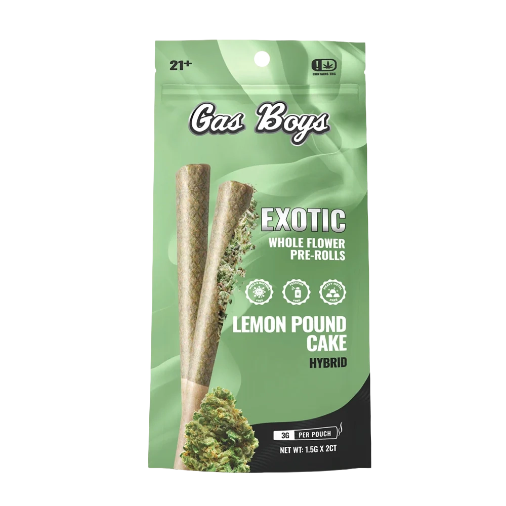 LEMON POUND CAKE WHOLE FLOWER PRE-ROLLS 2CT (1.5g Each)