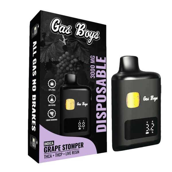 GRAPE STOMPER THCA Disposable Vape 3000MG – Gasboys Co