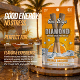 ORANGE DAIQUIRI DIAMOND INFUSED  PRE-ROLLS 2CT Pouch (1.5g Each)