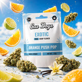 Orange Push Pop THCA Whole Flower 3.5g Bag