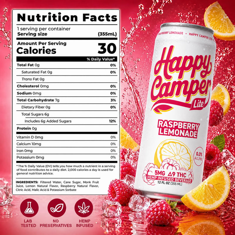 5MG LITE HEMP INFUSED BEVERAGE