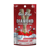 STRAWBERRY JAM DIAMOND INFUSED PRE-ROLLS 2CT Pouch (1.5g Each)