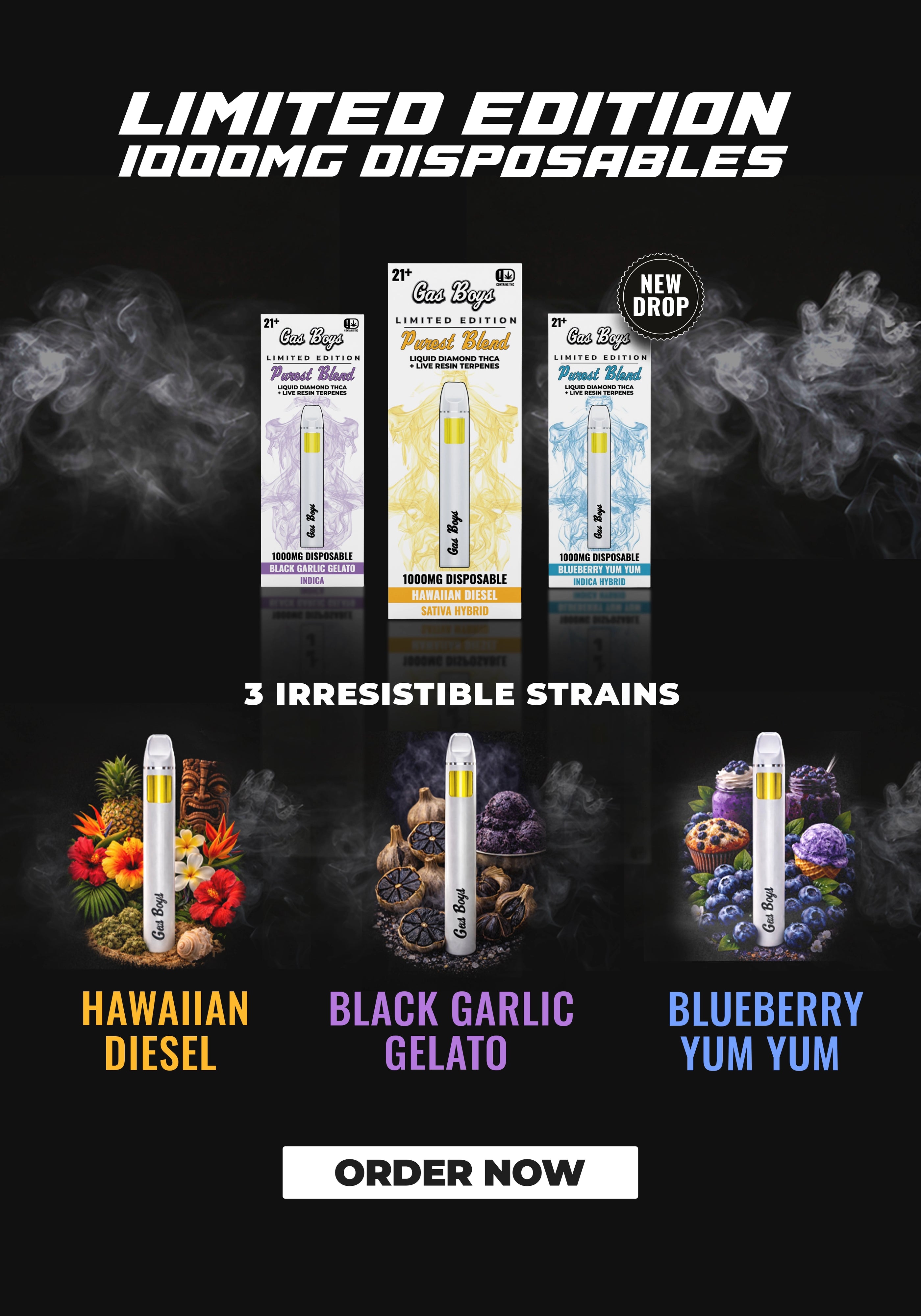the boys thc vape THE 10/10 BOYS 2ML (EMPTY VAPE) main image 1